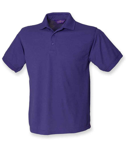 Henbury - Heavy Poly/Cotton Piqué Polo Shirt - H400 PUR S