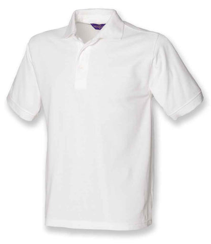 Henbury - Heavy Poly/Cotton Piqué Polo Shirt - H400 WHI XS