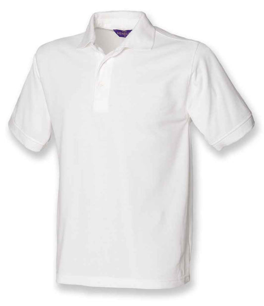 Henbury - Heavy Poly/Cotton Piqué Polo Shirt - H400 WHI XS