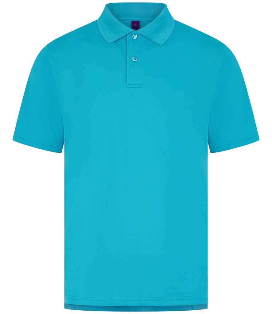 Henbury - Coolplus® Wicking Piqué Polo Shirt - H475 TUR XS