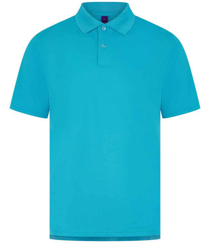 Henbury - Coolplus® Wicking Piqué Polo Shirt - H475 TUR XS