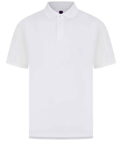 Henbury - Coolplus® Wicking Piqué Polo Shirt - H475 WHI XXS