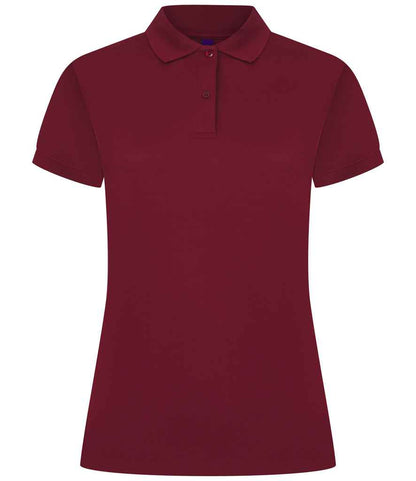 Henbury - Ladies Coolplus® Wicking Piqué Polo Shirt - H476 BUR XS
