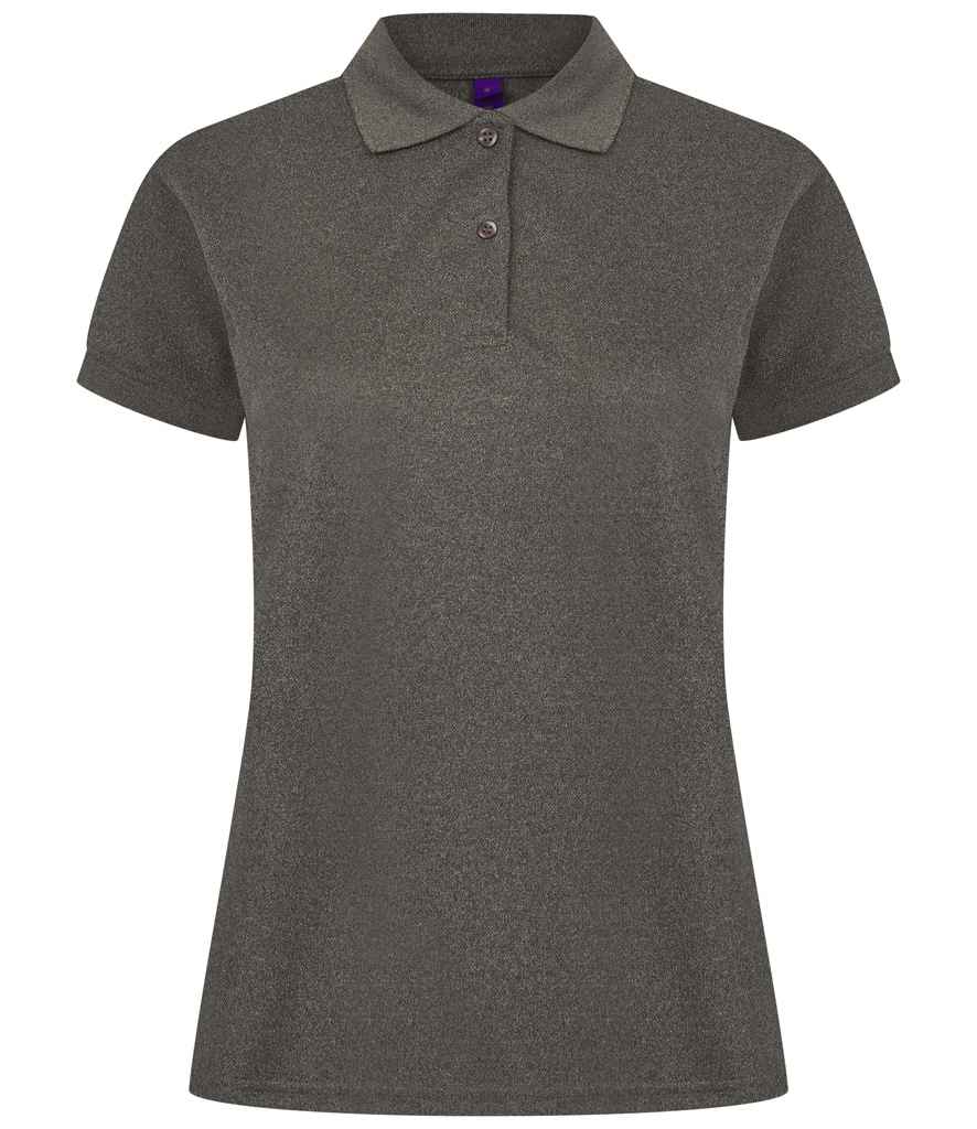 Henbury - Ladies Coolplus® Wicking Piqué Polo Shirt - H476 HCH XS