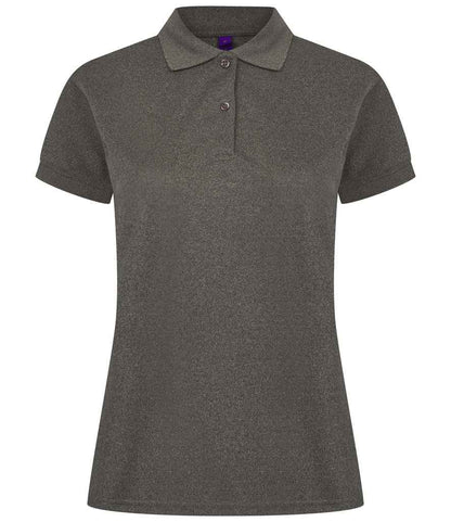 Henbury - Ladies Coolplus® Wicking Piqué Polo Shirt - H476 HCH XS