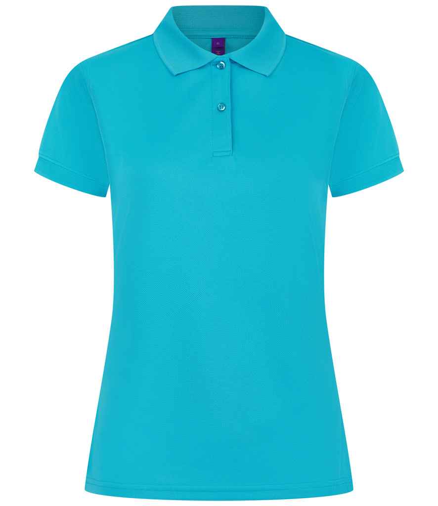 Henbury - Ladies Coolplus® Wicking Piqué Polo Shirt - H476 TUR XS