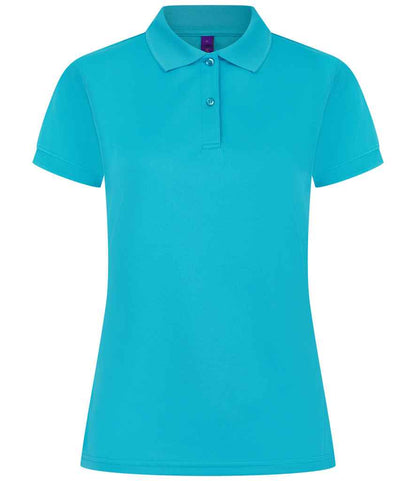 Henbury - Ladies Coolplus® Wicking Piqué Polo Shirt - H476 TUR XS