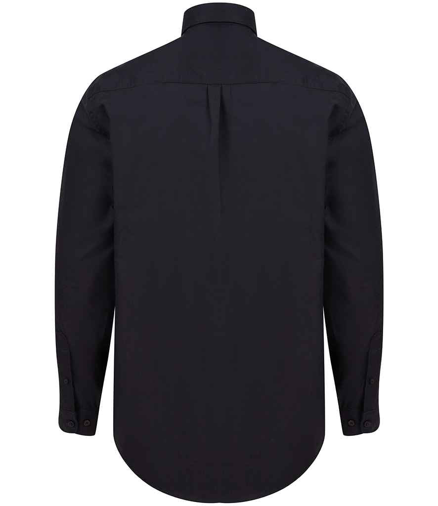 Henbury - Modern Long Sleeve Classic Fit Oxford Shirt