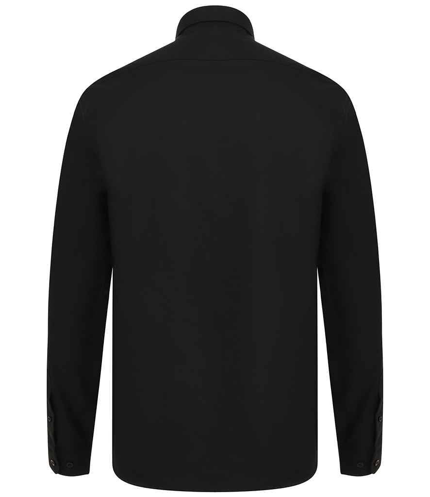 Henbury - Modern Long Sleeve Regular Fit Oxford Shirt