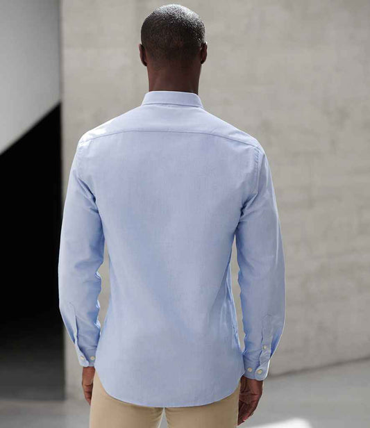 Henbury - Modern Long Sleeve Regular Fit Oxford Shirt - Pierre Francis