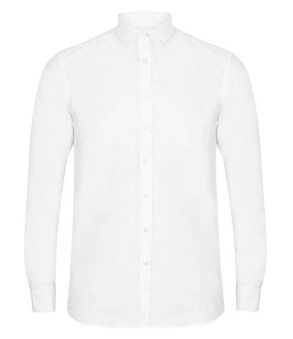 Henbury - Modern Long Sleeve Regular Fit Oxford Shirt