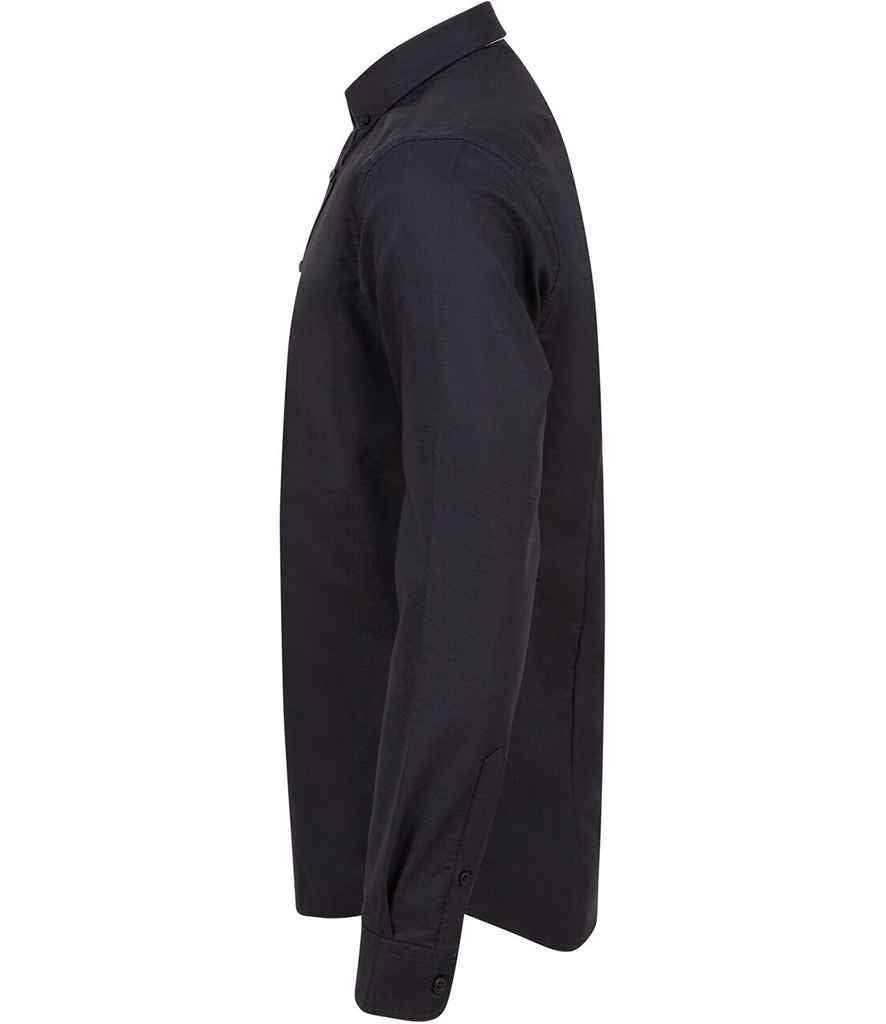 Henbury - Modern Long Sleeve Slim Fit Oxford Shirt