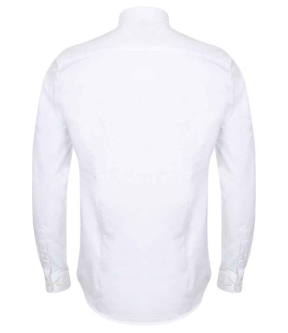 Henbury - Modern Long Sleeve Slim Fit Oxford Shirt - Pierre Francis