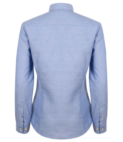 Henbury - Ladies Modern Long Sleeve Regular Fit Oxford Shirt - Pierre Francis