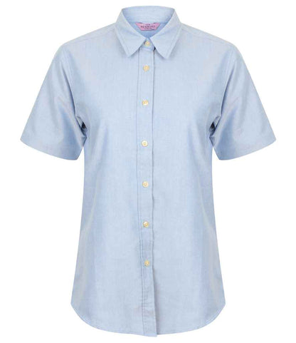 Henbury - Ladies Short Sleeve Classic Oxford Shirt - Pierre Francis
