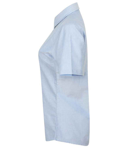 Henbury - Ladies Short Sleeve Classic Oxford Shirt - Pierre Francis