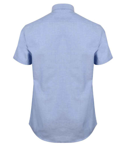 Henbury - Modern Short Sleeve Regular Fit Oxford Shirt - Pierre Francis