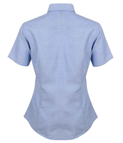 Henbury - Ladies Modern Short Sleeve Regular Fit Oxford Shirt - Pierre Francis