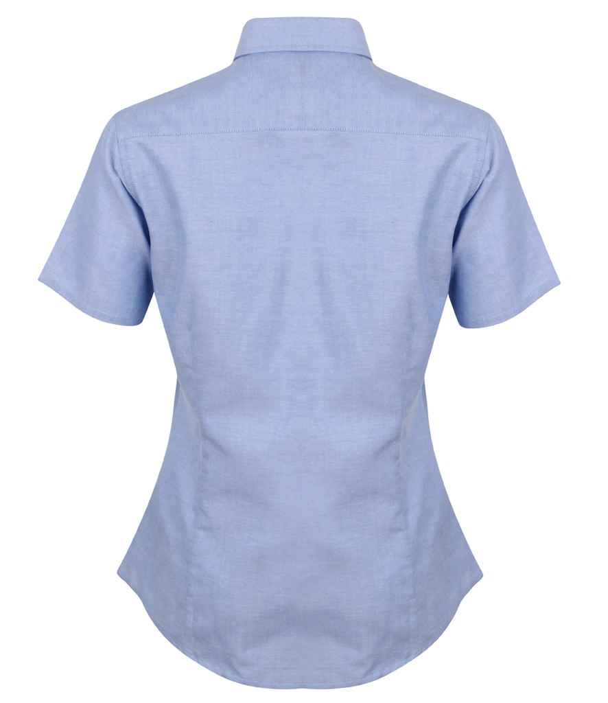 Henbury - Ladies Modern Short Sleeve Regular Fit Oxford Shirt