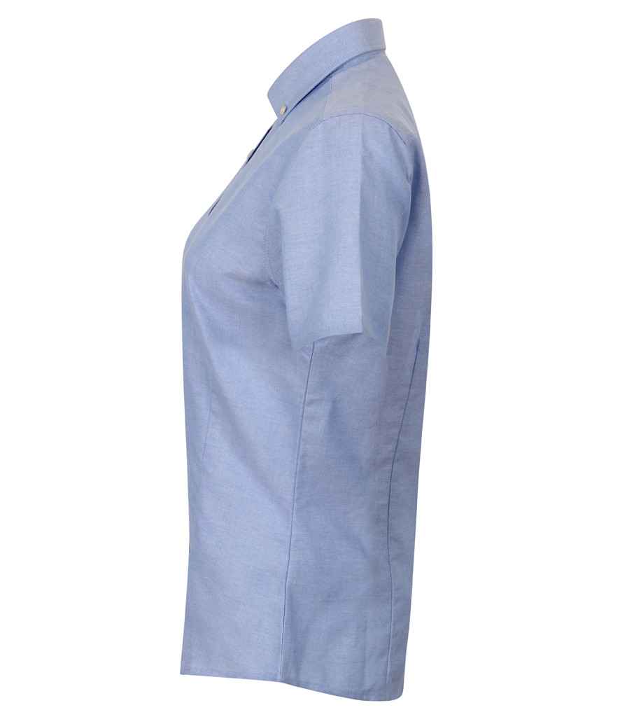 Henbury - Ladies Modern Short Sleeve Regular Fit Oxford Shirt - Pierre Francis