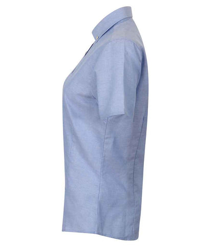Henbury - Ladies Modern Short Sleeve Regular Fit Oxford Shirt - Pierre Francis