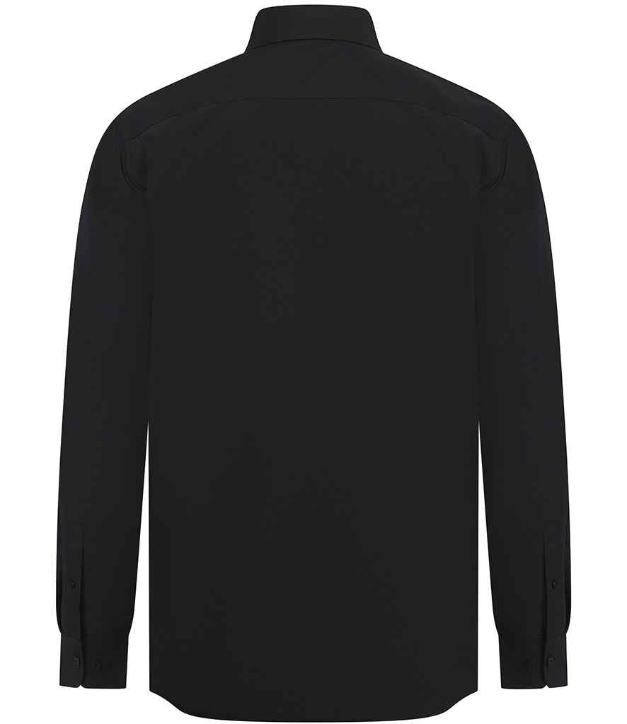 Henbury - Long Sleeved Cotton Feel Coolplus® Shirt