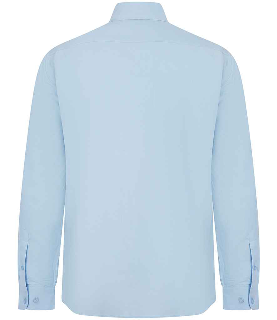 Henbury - Long Sleeved Cotton Feel Coolplus® Shirt