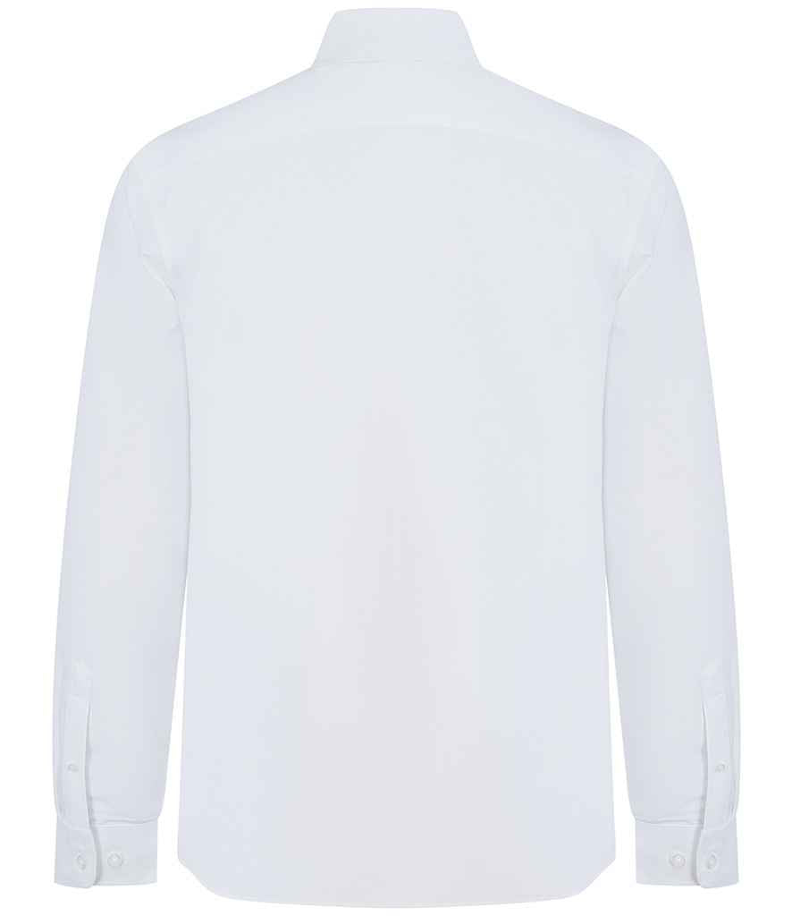 Henbury - Long Sleeved Cotton Feel Coolplus® Shirt