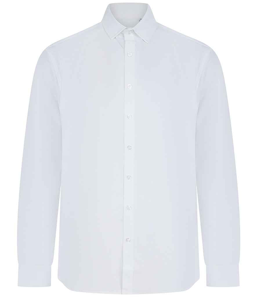 Henbury - Long Sleeved Cotton Feel Coolplus® Shirt