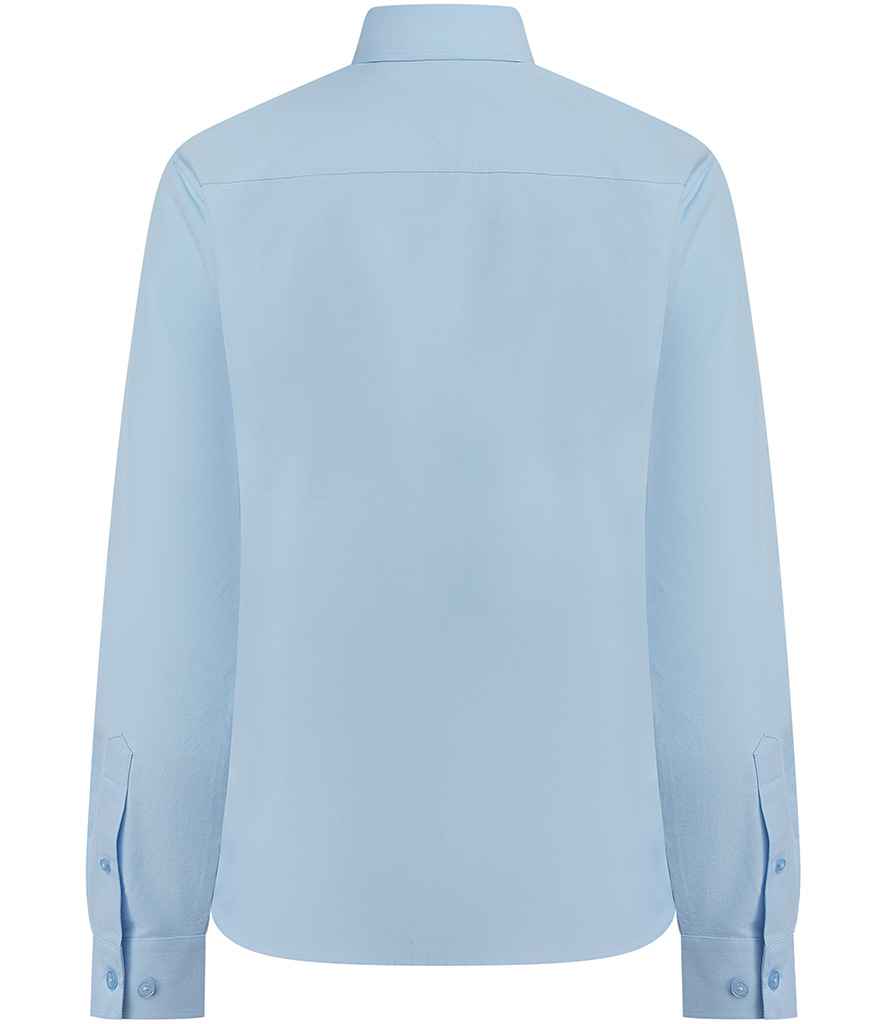 Henbury - Ladies Long Sleeved Cotton Feel Coolplus® Shirt