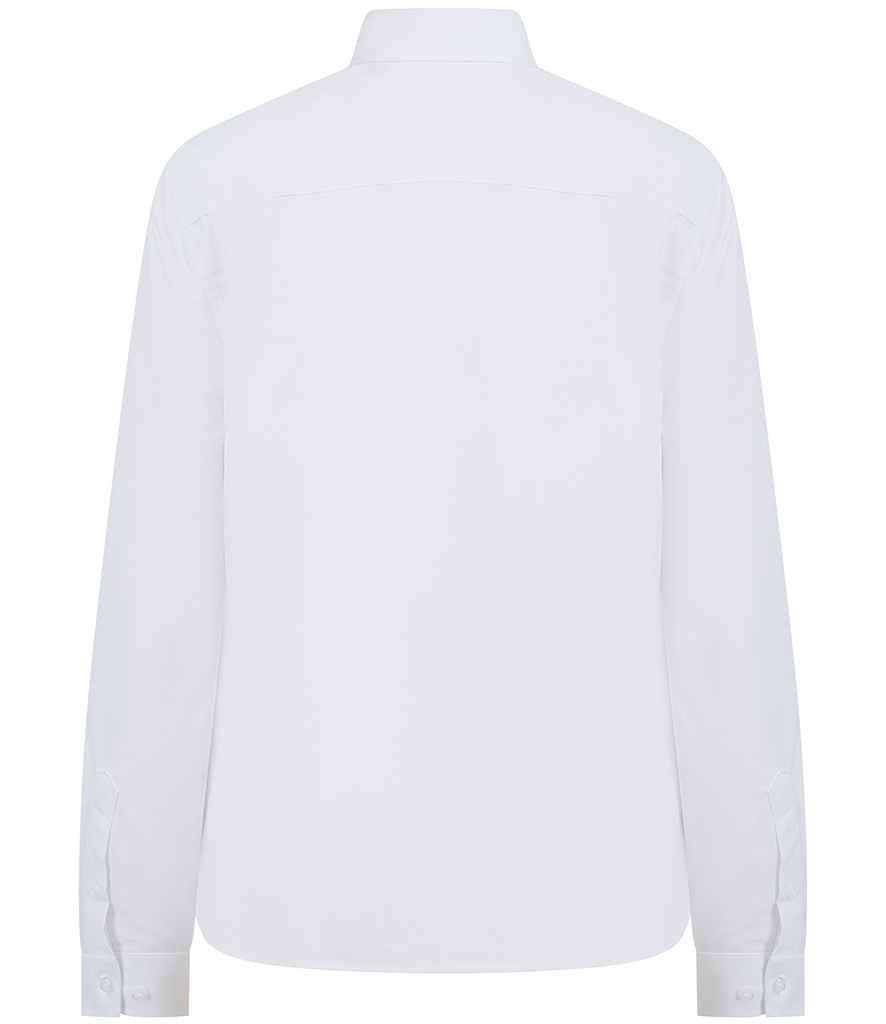 Henbury - Ladies Long Sleeved Cotton Feel Coolplus® Shirt
