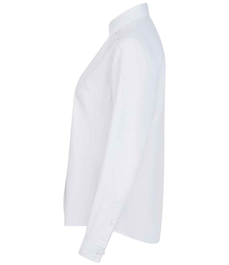Henbury - Ladies Long Sleeved Cotton Feel Coolplus® Shirt