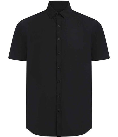 Henbury - Short Sleeved Cotton Feel Coolplus® Shirt - H588 WHI XS