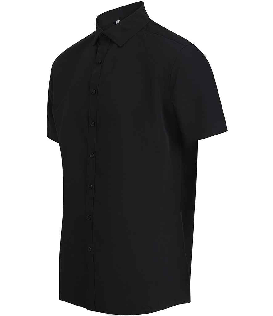 Henbury - Short Sleeved Cotton Feel Coolplus® Shirt - Pierre Francis