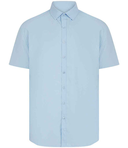 Henbury - Short Sleeved Cotton Feel Coolplus® Shirt - H588 WHI XS
