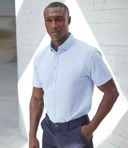Henbury - Short Sleeved Cotton Feel Coolplus® Shirt - Pierre Francis