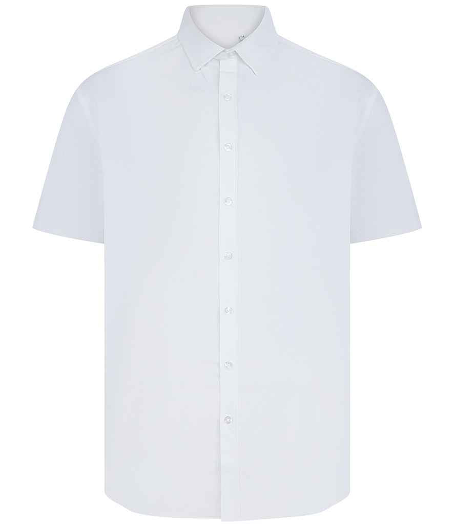 Henbury - Short Sleeved Cotton Feel Coolplus® Shirt