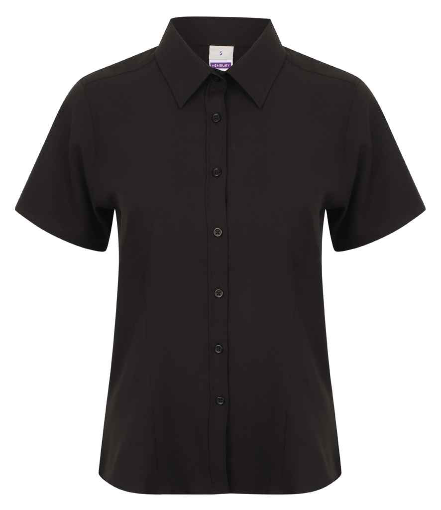 Henbury - Ladies Short Sleeve Wicking Shirt - Pierre Francis