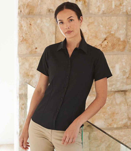 Henbury - Ladies Short Sleeve Wicking Shirt - Pierre Francis