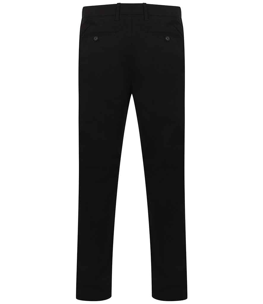 Henbury - Stretch Flex Waistband Chino Trousers