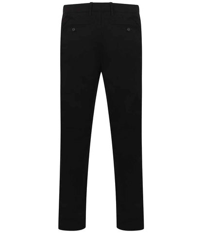 Henbury - Stretch Flex Waistband Chino Trousers - Pierre Francis