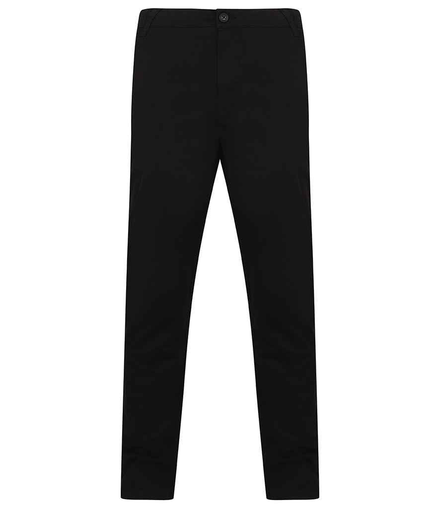 Henbury - Stretch Flex Waistband Chino Trousers