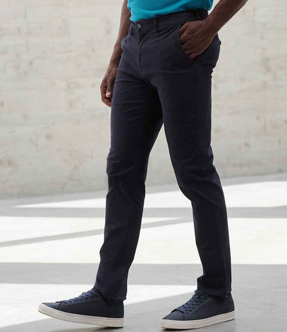 Henbury - Stretch Flex Waistband Chino Trousers - Pierre Francis