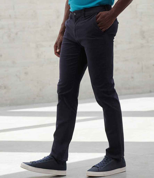 Henbury - Stretch Flex Waistband Chino Trousers - Pierre Francis