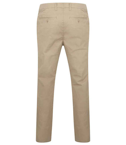 Henbury - Stretch Flex Waistband Chino Trousers - Pierre Francis
