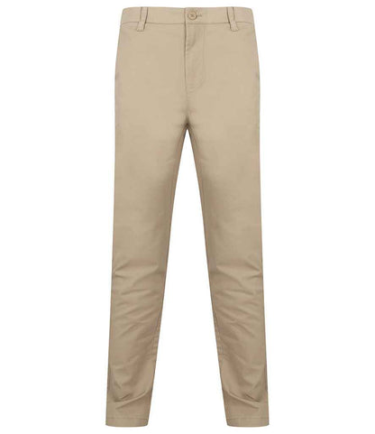 Henbury - Stretch Flex Waistband Chino Trousers - H650 STO 30/R