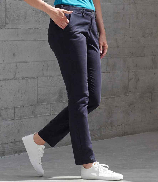 Henbury - Ladies Stretch Chino Trousers - Pierre Francis