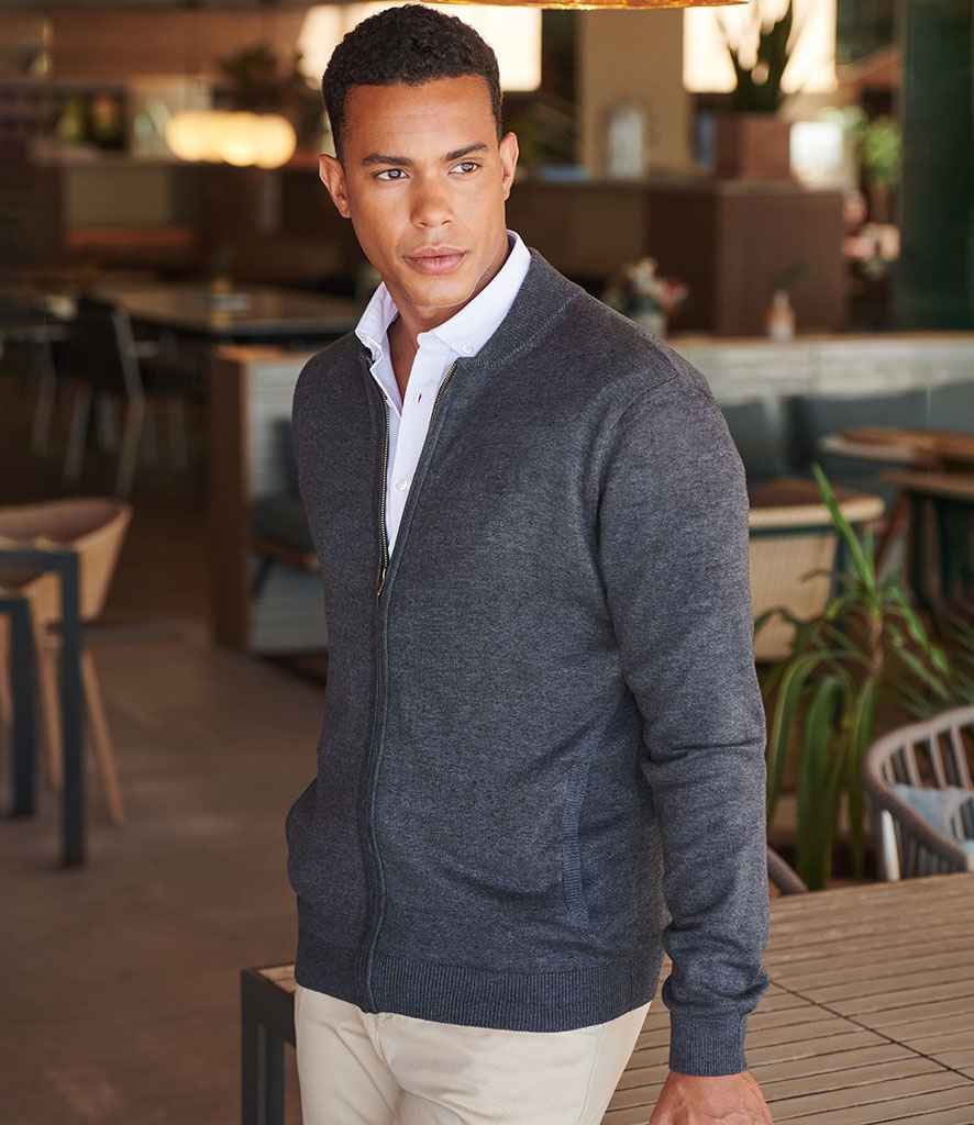 Henbury - Unisex Zip Through Cardigan - H718 GYM XXS