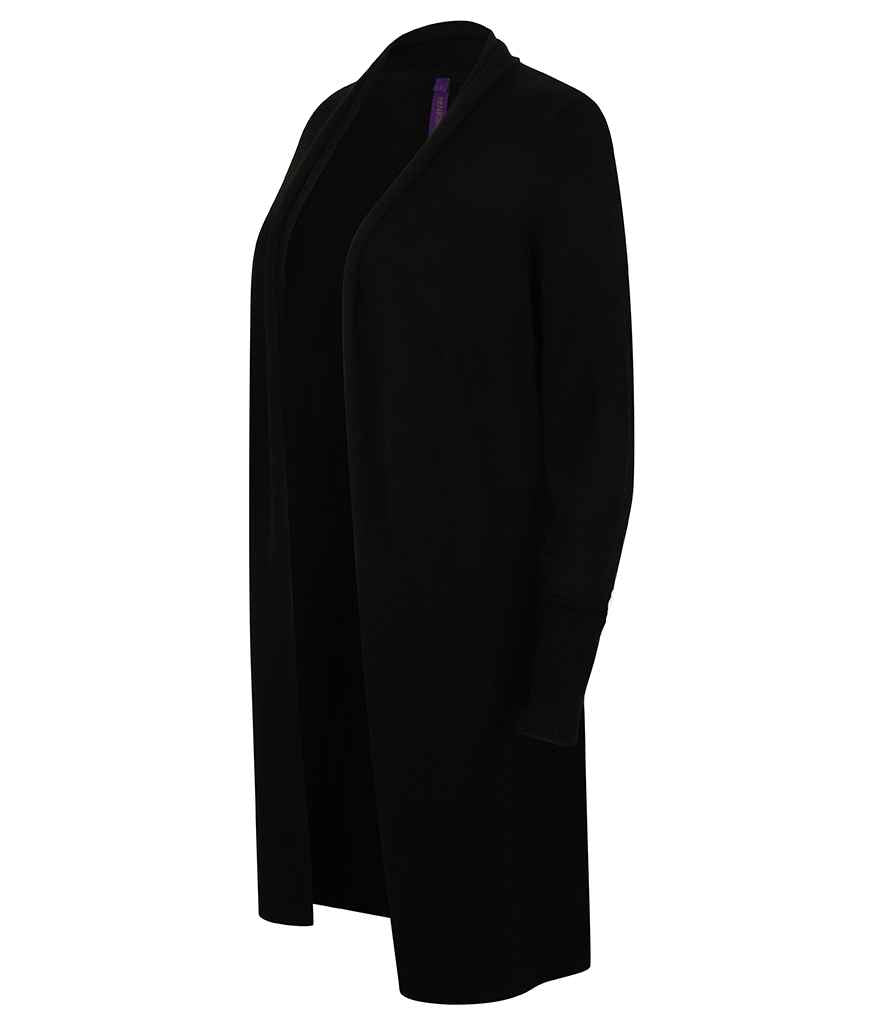Henbury - Ladies Longline Open Cardigan