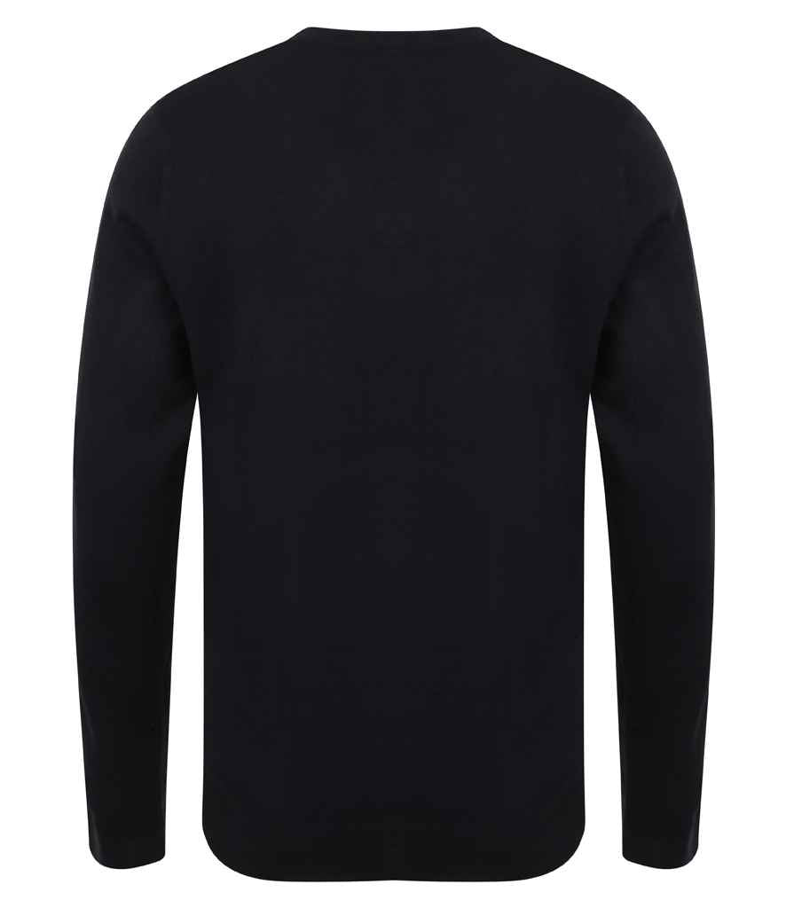 Henbury Lightweight Cotton Acrylic V Neck Sweater - Pierre Francis
